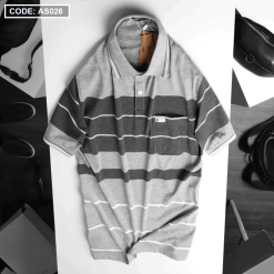 Áo Thun Sọc Polo Nam Có Túi Cao Cấp - AS026