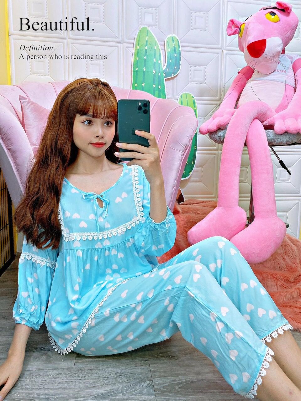 Đồ bộ quần dài tay dài tole thái