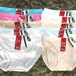 Bỏ sỉ combo 10 quần lót nữ lưng thun cotton size to 65kg