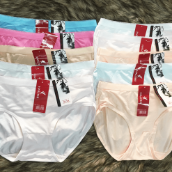 Bỏ sỉ combo 10 quần lót nữ lưng thun cotton size to 65kg