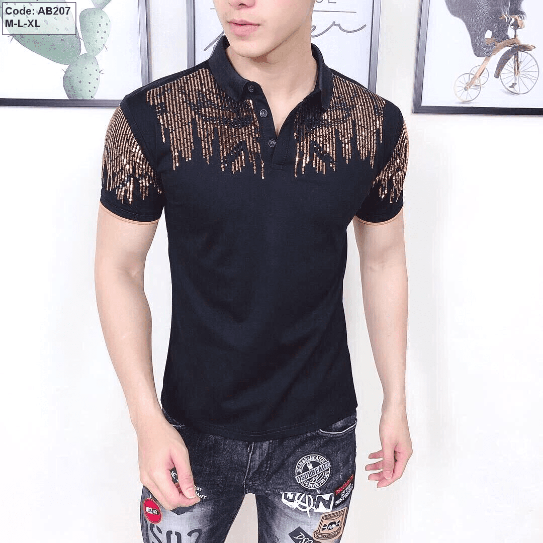 Bỏ sỉ áo thun nam cổ bẻ cao cấp