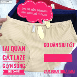 Combo 10 quần lót su nữ gợn sóng lưng thun giá sỉ