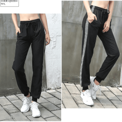Sỉ quần jogger phối sọc phản quang hàng qc