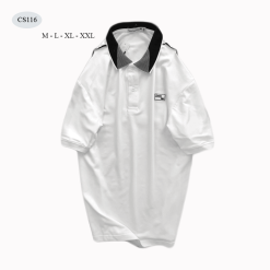 Áo Thun Cá Sấu Nam Cổ Bẻ Phối Tag - CS116