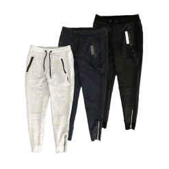 Quần jogger dài 2 túi ép dây kéo khoá ống quần cá tính - QB284