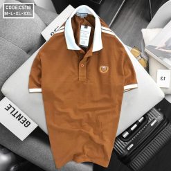 Áo Thun Nam Cá Sấu Có Cổ Thêu Chữ M - CS118