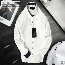 Sơ mi công sở nam tay dài phối chấm bi