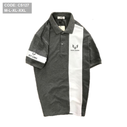 Áo Thun Cá Sấu Nam Có Cổ Phối Marc Jasson - CS127