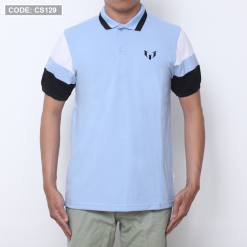 Áo Thun Nam Cá Sấu Polo Tay Ngắn Phối - CS129