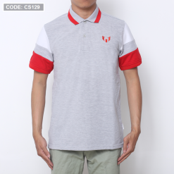 Áo Thun Nam Cá Sấu Polo Tay Ngắn Phối - CS129