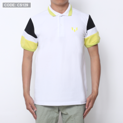 Áo Thun Nam Cá Sấu Polo Tay Ngắn Phối - CS129