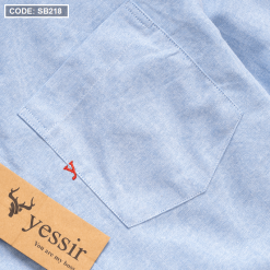 Sơ mi nam thêu chữ hàng VNXK - SB218