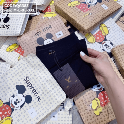 Quần leggin đen túi Mickey