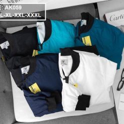 Áo khoác nam dù phối nỉ 2 lớp cổ đen( có size 3x)