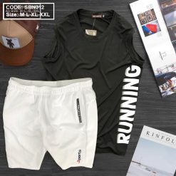 Set bộ nam áo ba lỗ phối quần thể thao