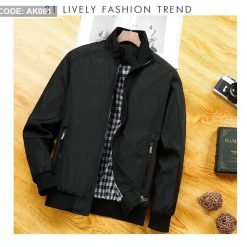 Áo Khoác Nam Dù 2 Lớp Lót Sọc Phía Trong (Có Size 3XL) - AK061