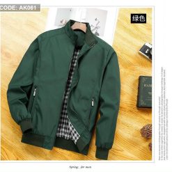 Áo Khoác Nam Dù 2 Lớp Lót Sọc Phía Trong (Có Size 3XL) - AK061