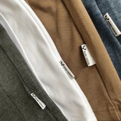 Áo Thun Nam Cổ Bẻ Thêu Chữ Cao Cấp - CS133