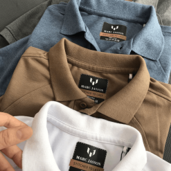 Áo Thun Nam Cổ Bẻ Thêu Chữ Cao Cấp - CS133