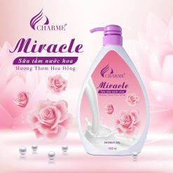 Sữa Tắm Nước Hoa Charme Miracle 1000ml Hương Hoa Hồng - 8936194690234