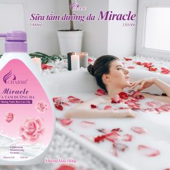 Sữa Tắm Nước Hoa Charme Miracle 1000ml Hương Hoa Hồng - 8936194690234