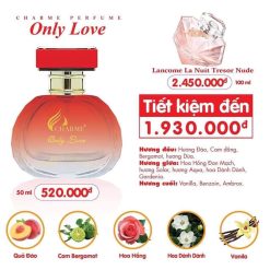Nước Hoa Nữ Charme Only Love 50ml - 8936194690623