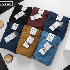 Quần short nam vải kaki bố xù cao cấp