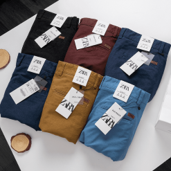 Quần short nam vải kaki bố xù cao cấp