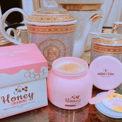 Kem Body Honey Pink Sợi Mật Ong Dát Vàng 24K - 8936095371850
