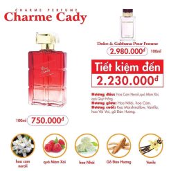 Nước Hoa Nữ Charme Candy 100ml - 8936194690746