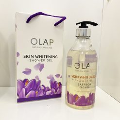 Sữa Tắm Trắng Da Olap French Màu Tím 600ml - 8938519955936