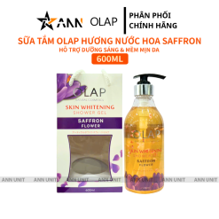 Sữa Tắm Trắng Da Olap French Màu Tím 600ml - 8938519955936