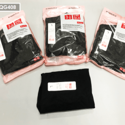 Quần Leggin nữ 2 túi sau màu đen kèm túi cao cấp - QG408