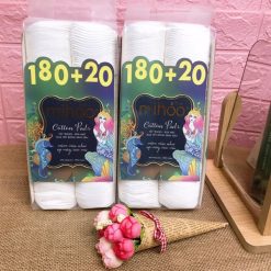 Bông Tẩy Trang Mihoo 100% Cotton (200 Miếng) - 8936112021140