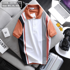 Áo Thun Polo Nam Tay Ngắn Kẻ Sọc Dọc - CS150