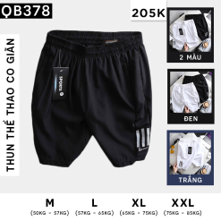 Quần Short Nam Thun Thể Thao In Chữ Short - QB378