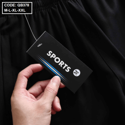 Quần Short Nam Thun Thể Thao In Chữ Short - QB378