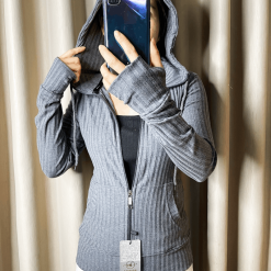 Áo khoác nữ có nón thun gân - KG269