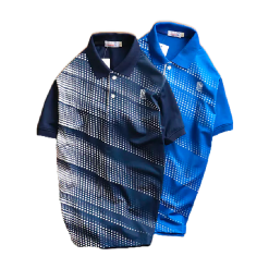 Áo thun nam cổ bẻ chấm bi - CS156