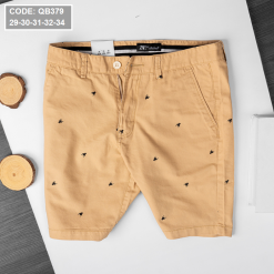 Quần short nam kaki in họa tiết đẹp - QB379