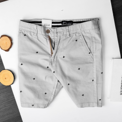 Quần short nam kaki in họa tiết đẹp - QB379