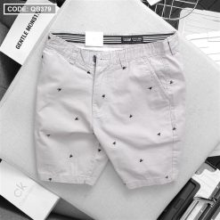 Quần Short Nam Kaki In Họa Tiết Đẹp - QB379