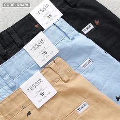 Quần Short Nam Kaki In Họa Tiết Đẹp - QB379