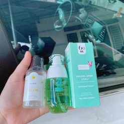 Xịt Khử Mùi Vùng Kín Onaya Màu Xanh Minaral Spray Lovely Peppermint - 8938540224049