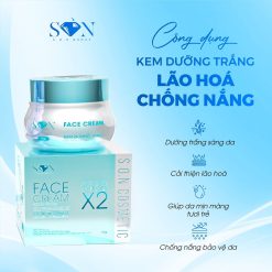 Kem Face SON Màu Xanh Biển Dưỡng Trắng Da Chống Lão Hóa - 8938532048066