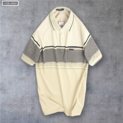 Áo Thun Sọc Nam Có Cổ Phối Viền Có Túi Thun Cotton - AS041