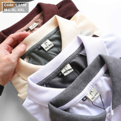 Áo Thun Nam Cá Sấu Có Cổ Tay Phối Hey Boy - CS158