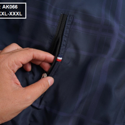 Áo Khoác Nam Dù 2 Lớp Bomber Phối Sọc - AK066