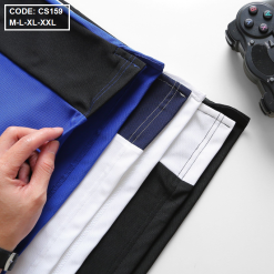 Áo Thun Nam Cá Sấu Poly Cổ Bẻ Ghép Vải Thêu Chữ - CS159