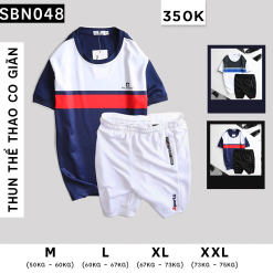 Set Bộ Nam Áo Mã Ab393 Quần Mã Qb215 - SBN048